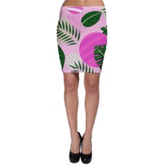 Tropical Pattern Bodycon Skirt