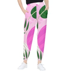 Tropical Pattern Tapered Pants