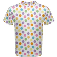 Dot Pattern Men s Cotton Tee by Valentinaart