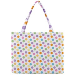 Dot Pattern Mini Tote Bag by Valentinaart