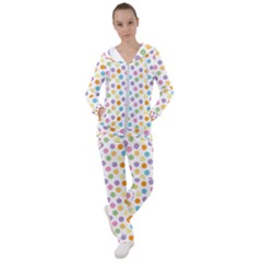 Dot Pattern Women s Tracksuit by Valentinaart