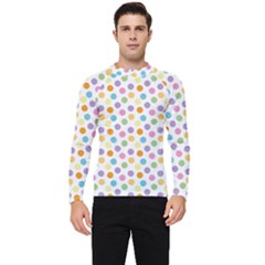 Dot Pattern Men s Long Sleeve Rash Guard by Valentinaart