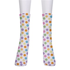 Dot Pattern Men s Crew Socks by Valentinaart