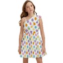 Dot pattern Kids  One Shoulder Party Dress View1