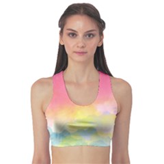 Sunset Sports Bra by Valentinaart