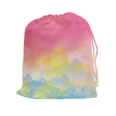 Sunset Drawstring Pouch (2xl) by Valentinaart