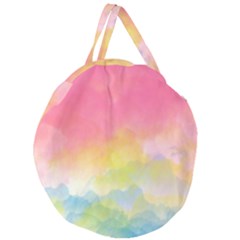 Sunset Giant Round Zipper Tote by Valentinaart