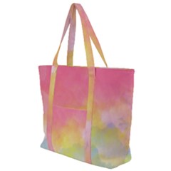 Sunset Zip Up Canvas Bag by Valentinaart