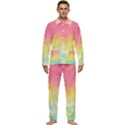 Sunset Men s Long Sleeve Velvet Pocket Pajamas Set View1