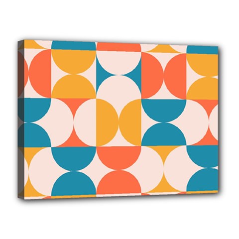 Geometric Pattern Canvas 16  X 12  (stretched) by Valentinaart