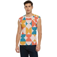 Geometric Pattern Men s Raglan Cap Sleeve Tee by Valentinaart