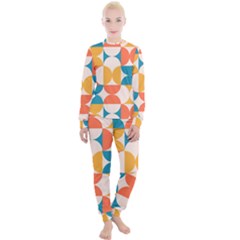 Geometric Pattern Women s Lounge Set