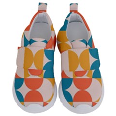 Geometric Pattern Kids  Velcro No Lace Shoes by Valentinaart