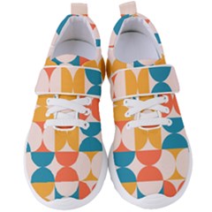 Geometric Pattern Women s Velcro Strap Shoes by Valentinaart