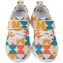 Geometric Pattern Kids  Velcro Strap Shoes by Valentinaart