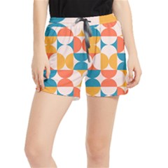 Geometric Pattern Women s Runner Shorts