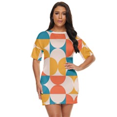 Geometric Pattern Just Threw It On Dress