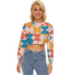 Geometric Pattern Lightweight Long Sleeve Sweatshirt