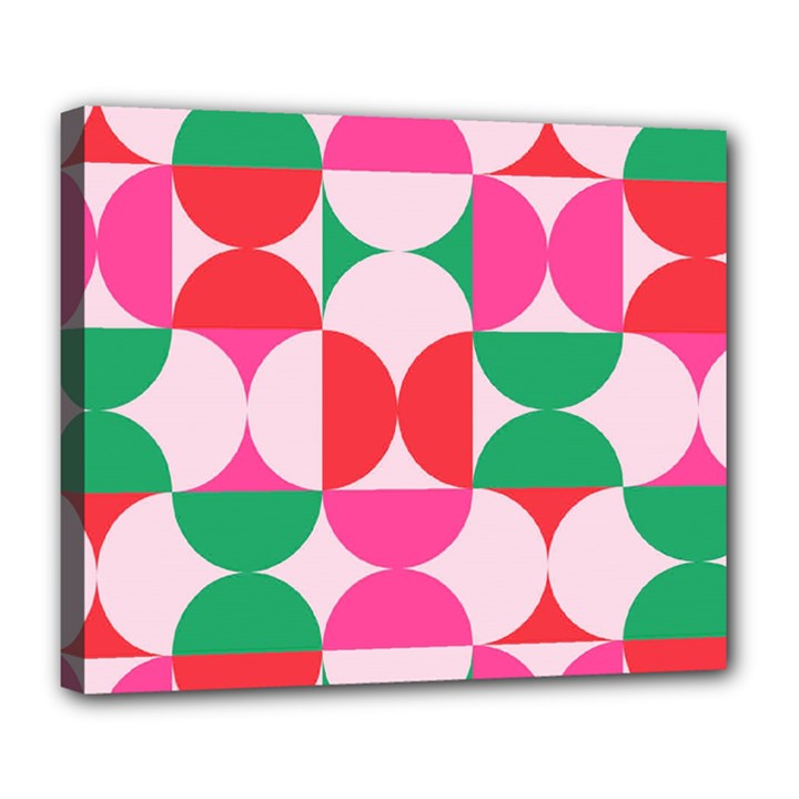 Geometric pattern Deluxe Canvas 24  x 20  (Stretched)