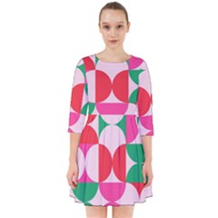 Geometric Pattern Smock Dress by Valentinaart