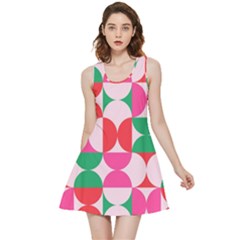 Geometric Pattern Inside Out Reversible Sleeveless Dress by Valentinaart