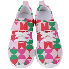 Geometric Pattern Women s Velcro Strap Shoes by Valentinaart