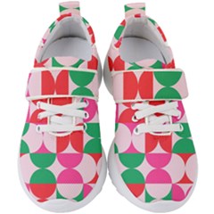 Geometric Pattern Kids  Velcro Strap Shoes by Valentinaart