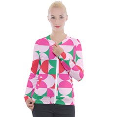 Geometric Pattern Casual Zip Up Jacket by Valentinaart