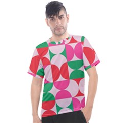 Geometric Pattern Men s Sport Top by Valentinaart