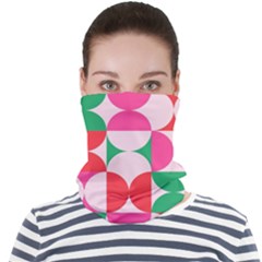 Geometric Pattern Face Seamless Bandana (adult) by Valentinaart