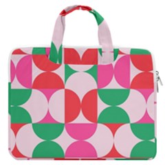 Geometric Pattern Macbook Pro Double Pocket Laptop Bag (large)