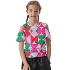 Geometric Pattern Kids  Butterfly Cutout Tee