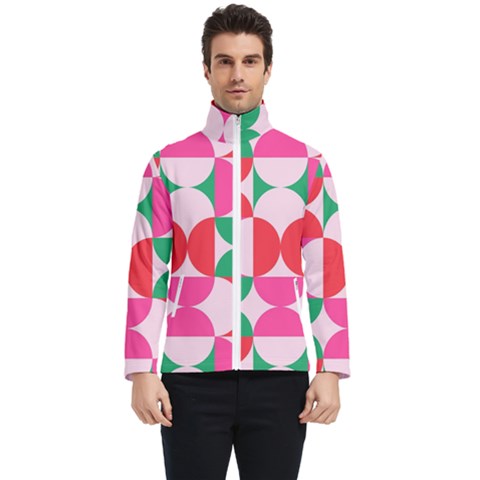 Geometric Pattern Men s Bomber Jacket by Valentinaart