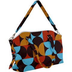 Geometric Pattern Canvas Crossbody Bag by Valentinaart