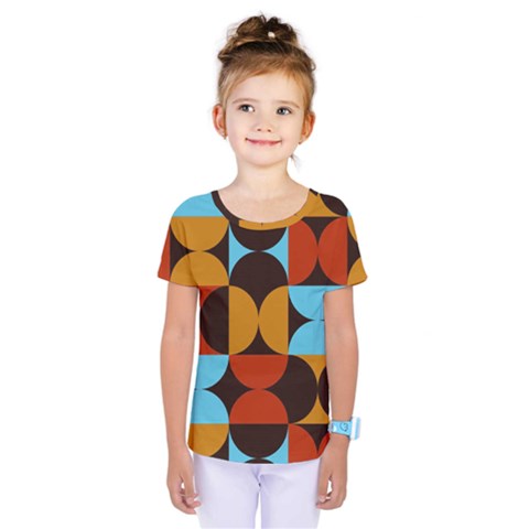 Geometric Pattern Kids  One Piece Tee by Valentinaart