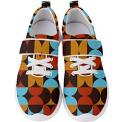 Geometric Pattern Men s Velcro Strap Shoes by Valentinaart