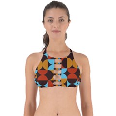 Geometric Pattern Perfectly Cut Out Bikini Top