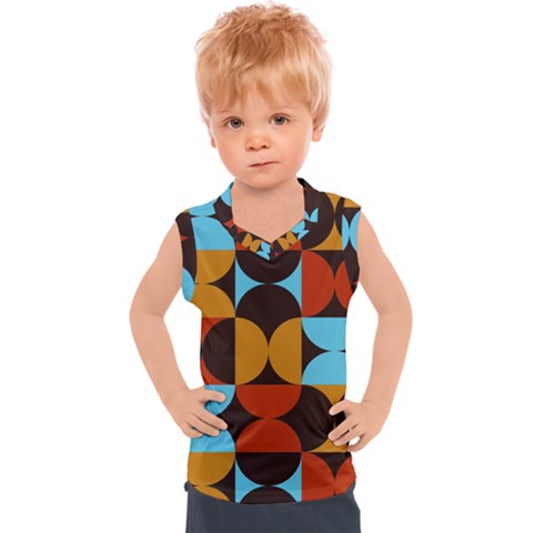 Geometric Pattern Kids  Sport Tank Top by Valentinaart