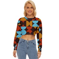 Geometric Pattern Lightweight Long Sleeve Sweatshirt