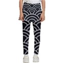 Black and white pattern Kids  Skirted Pants View1