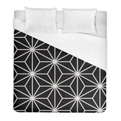 Black And White Pattern Duvet Cover (full/ Double Size)