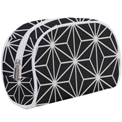 Black And White Pattern Make Up Case (large) by Valentinaart