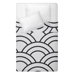 Black And White Pattern Duvet Cover Double Side (single Size) by Valentinaart