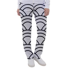 Black And White Pattern Women s Casual Pants