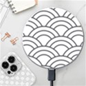 Black and white pattern Wireless Charger View1