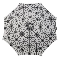 Black And White Pattern Straight Umbrellas by Valentinaart