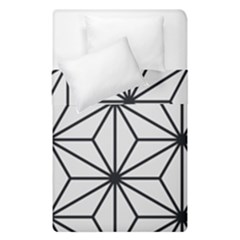 Black And White Pattern Duvet Cover Double Side (single Size) by Valentinaart