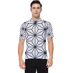 Black And White Pattern Men s Short Sleeve Rash Guard