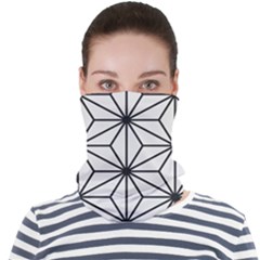 Black And White Pattern Face Seamless Bandana (adult) by Valentinaart