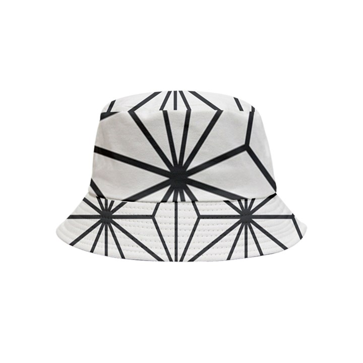 Black and white pattern Bucket Hat (Kids)